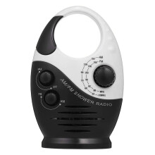 Am / Fm -Duschradio Badezimmer Wasserdichtes Radio Hängendes Musikradio Eingebauter Lautsprecher