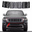 Car Black Front Grille Inserts Trim Mesh Kit for  Grand Cherokee 2014-2016 5
