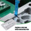 Bolt Screw Gauge Card Portable Crack Width Ruler Tools for Pros 0.1-1.7mm Metric Gaps Width Measuring Ruler 8