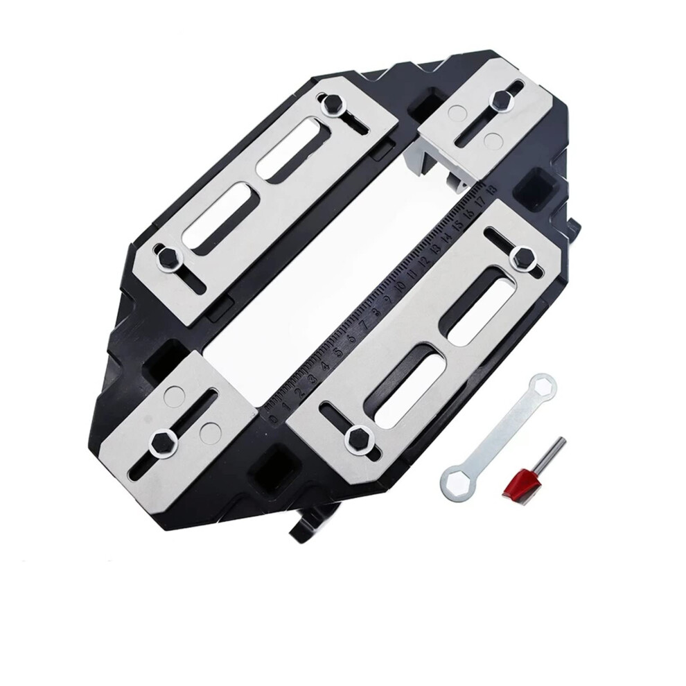 Woodworking Door Hinge Jig With Precision Alignment And Adjustable Mortising Guide For Diy 9771547210641