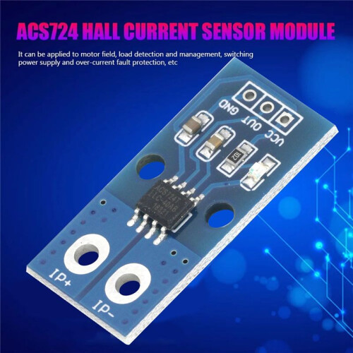 ACS724 40A Hall Current Sensor Module High Accuracy AC /  Measurement for DIY Electronics and Robotics 2