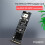 20Gbps Type C & Type E USB 3.2 Front Panel M.2 NVME PCIe to Type E Adapter Card ASM3242 Chip for Motherboard PH6603 4