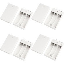 4 Stuks Draagbare USB-Batterijpakket voor 5V LED-Verlichting - op Batterijen Werkende Voeding, Ideaal voor Binnen- en Buitengebruik
