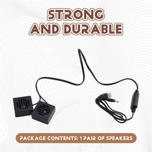 Paste  Computer Speaker USB Wired Universal Stereo Sound Surround Loudspeaker for Computer Laptop Notebook 2