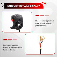 36V Speed Control Twist Thumb Throttle Assembly for E Bike Electric Bike Thumb Throttle Assembly