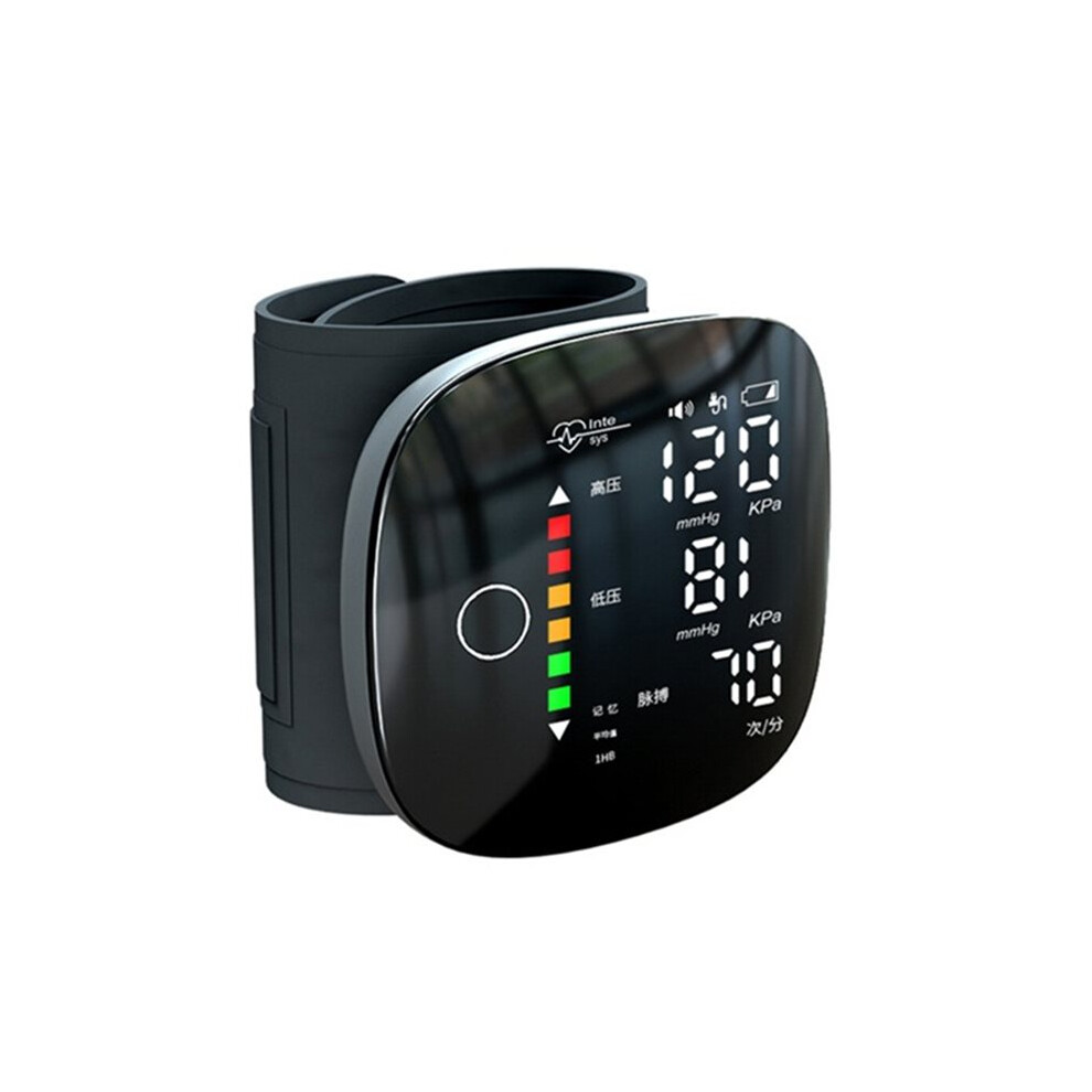 USB Rechargeable Blood Pressure Meter Wrist Blood Pressure Eter  Touch Screen Blood Pressure Meter