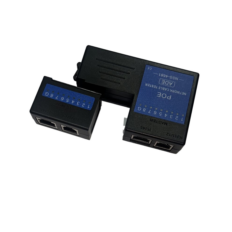 Rj45 Cable Tester Lan Ethernet Network Rj11 Rj12 Cat5 6 7 Utp Lan Cable Testing Tester Networking Tool Support Poe 6032784488983