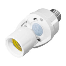 E27 PIR Motion Sensor Light Lamp Base Intelligent Light Bulb Lamp Holder Infrared Sensor