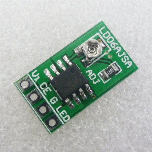 1PCS  3.3V 3.7V 5V LED Driver 30-1500MA Constant Current Adjustable Module PWM Control Board for USB LED Flashlight 1