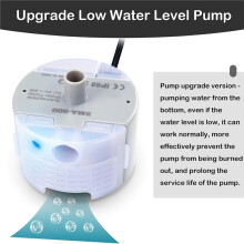 Cat Water Fountain Pump, Pet Water Fountain Replacement Pump SMA-800 Submersible Motor for Stainless Steel Indoor