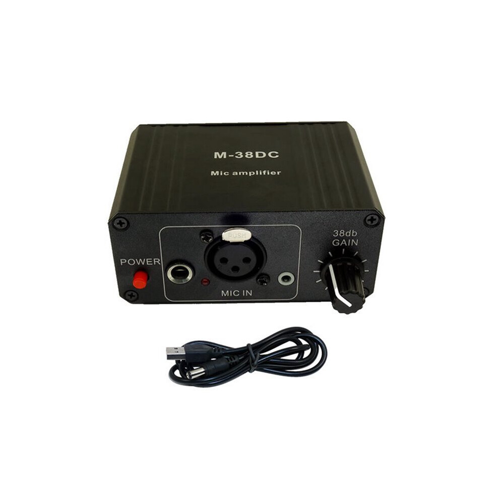 Protable Microphone Preamp High Gain 48V Phantom Power Xlr Output Mic Preamplifier For Dynamic And Condenser Microphone 6032767160103