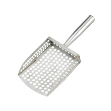 Sand Scoop for Metal Detecting Digging Sieve Sand Sifter Shovel Comfortable Handle Stainless Steel Sifter Shovel