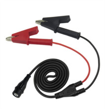 P1205 Veiligheids-BNC Mannelijke Stekker Naar Dubbele Krokodillenklemmen RG58 Coaxkabel voor Oscilloscoop-Testkabel met Krokodillenklem 120 cm