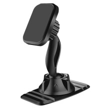 Universal Car Dashboard Magnetic Phone Holder - 360 Swivel Mount, Strong Adhesive, Compatible with All Smartphones