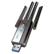 New 3000Mbps WiFi 6E Wireless Network Card Dual Band 2.4G/5GHz USB 3.0 Receiver Dongle WiFi Adapter for Win 10/11