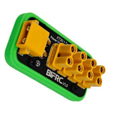 BIFRC 30A XT30 Port 1 to 4-Channel Power Distribution Board XT30 Plug Socket Module for RC Model Car/Vehicle/Boat DIY Accessory