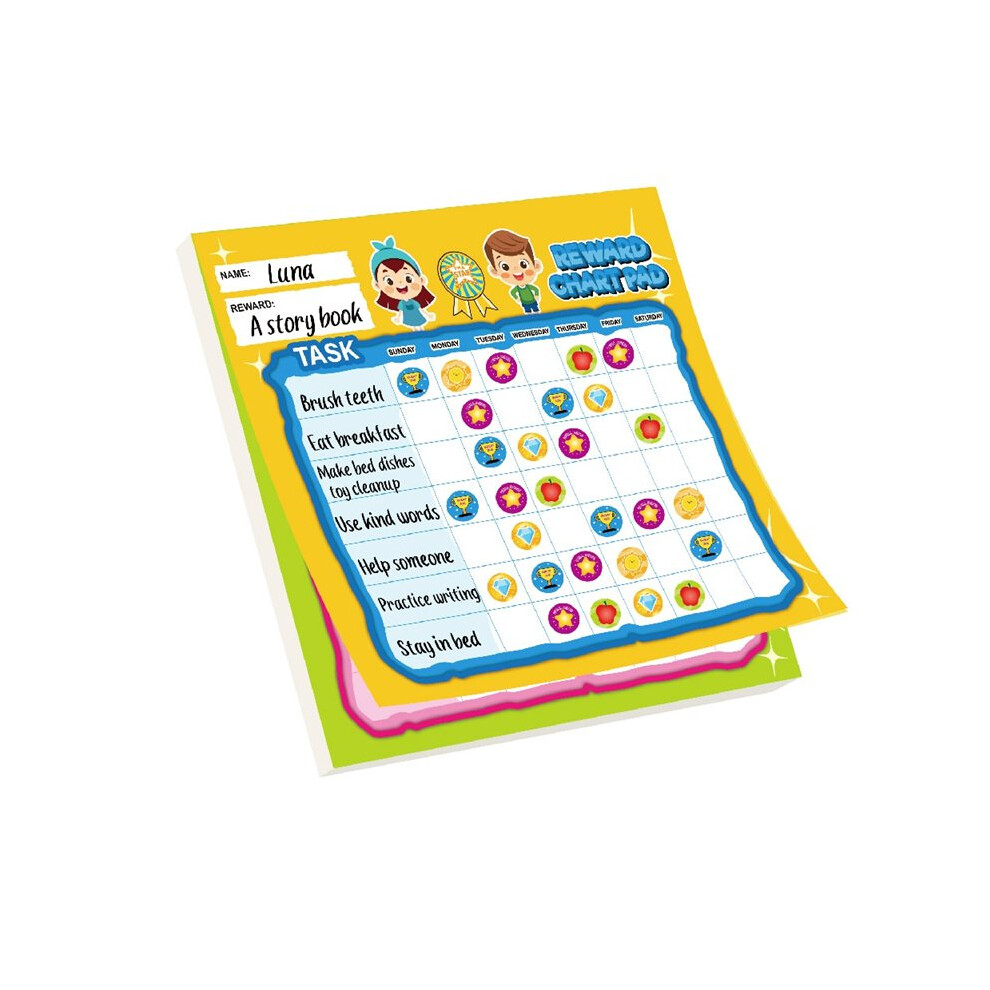 Sticker Chart For Kids Behavior Magnetic Visual Kids Chore Chart Educational Homeschool Supplies Saudism