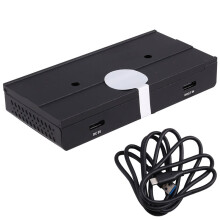 10Gbps USB Hub Magnetic Desk Rail Splitter Adapter for PC Laptop Accessory
