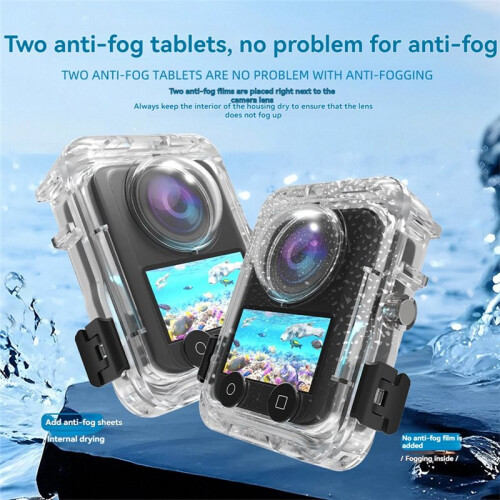 For  OSMO 360 Waterproof Diving Case 40M Underwater Waterproof Case for  OSMO 360 Action Camera Protective Shell 1