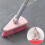 A Long Handled Hard Bristled Triangular Floor Brush, Bathroom Tile  Cleaning Brush 4