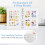 30 Sheets A5 Binder Inserts - Clear Double Sided Plastic Sleeves for Photo, Card, and Sticker Storage 3
