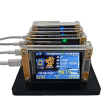 4X 987KH/S NMMiner NerdMiner+4 Slots Stand Uppgraderad Harshrate 2,8-Tums  Display Bitcoin Krypto Solo Lottery Miner