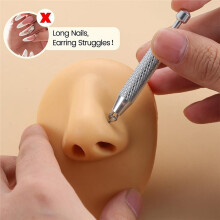 Piercing Grabber Tool,14g 16g 18g 20gPiercing Taper,Surgical Steel Piercing Changing Tool for Stud Earring