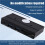 10Gbps USB Hub Magnetic Desk Rail Splitter Adapter for PC  Laptop Accessory 3