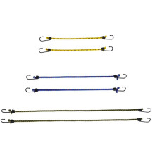 Hochleistungs-Gummiseile mit Haken - 6er-Pack Elastische Gurte Zur Sicherung Von Ladung, Zelten und Gepäck