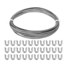 Spiral Stainless Steel Boning, Flat Metal Corset Boning with 30 Steel Boning Tips for Corset Lacing Costume Hoop