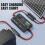 MPPT Solar Charge Controller 12V 10A, Solar Panel Charge Controller with Type-C and USB Output for AGM, LiFePO₄ Battery 7