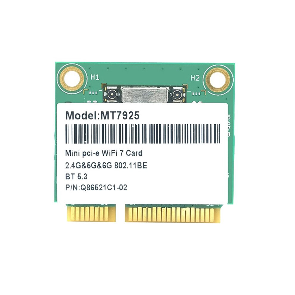 Mt7925 Wifi 7 Network Card 5400Mbps 5.3 Tri Band 2.4G 5Ghz 6Ghz 802.11Be Wifi Adapter Pcie Wireless Card 4712949538341