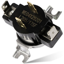 WE04X25201 Air Inlet Thermostat for GE & Hotpoint Dryer Replaces AP6040078, 4587508, PS11772030