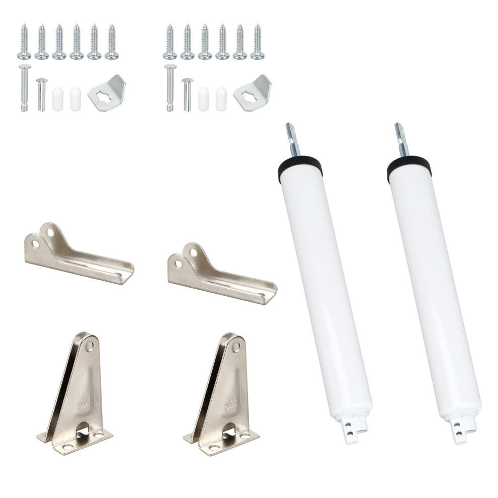 Screen Door Closer Kit Adjustable Speed Heavy Duty Storm Door Closer With Hardware White 2Pack 9771547210764