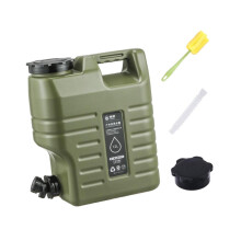 12L Water Container with Spigot Water Carrier for Backpacking Outdoor