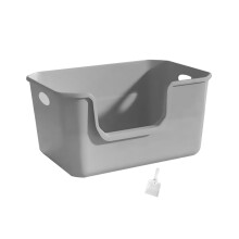 Cat Litter Box Sand Box Container Cat Toilet for Small Pets Indoor Cat
