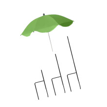 Plant Umbrella Reusable with Ground Stake Sturdy for Garden Beds Shade