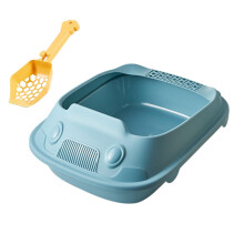 Open Top Pet Litter Tray Heighten Cat Litter Box for All Kinds of Cat