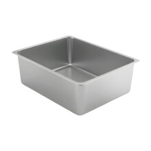 Stainless Steel Litter Box Portable Kitty Litter Pan Cat Toilet Cat Sa