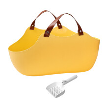 Cat Litter Box Bedpan Open Top Pet Litter Tray for Indoor Cats Pets Su