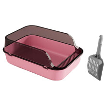 Cat Litter Box Kitten Potty Toilet for Small Medium Large Cats Small A