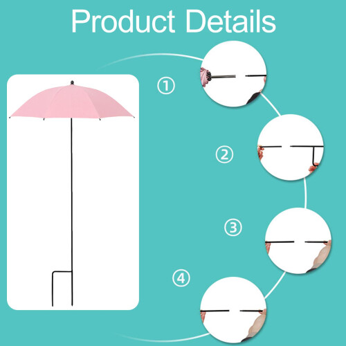 Plant Umbrella Canopy Reusable Multifunctional Sturdy 20 inch Sun Prot 2