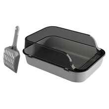 Cat Litter Box Kitten Potty Toilet for Small Medium Large Cats Small A