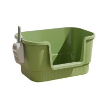 Open Litter Box Portable Cat Toilet Sand Box for for All Kinds of Cat