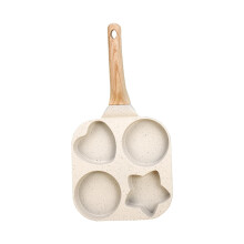 Nonstick Egg Frying Pan 4 Holes Egg Pan Omelette Pan for Steak Baking