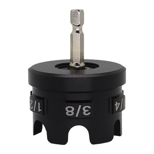 Nut Drill Attachment for Professional Contractor Electrician Aluminum