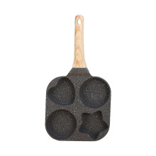 Nonstick Egg Frying Pan 4 Holes Egg Pan Omelette Pan for Steak Baking