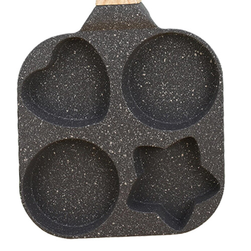 Nonstick Egg Frying Pan 4 Holes Egg Pan Omelette Pan for Steak Baking 2