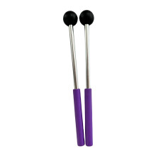 2Pcs Percussion Drumsticks 8.6" Aluminum Rod for Yoga Glockenspiel Xyl