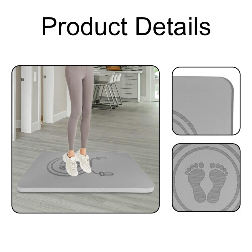 Cordless Jump Rope Mat Shock Absorbing Skipping Mat Multipurpose Worko 2